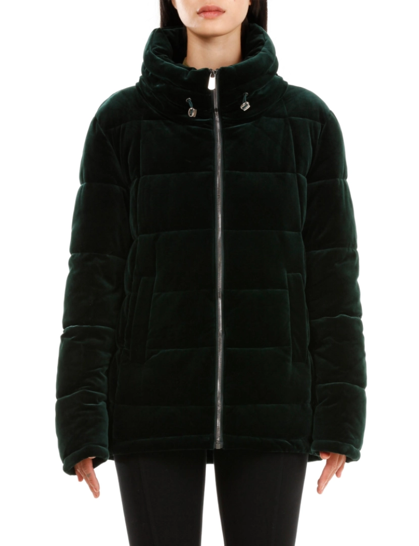 imagem de 19V69 Itália Womens Jacket Dark Green Misty Verde escuro1