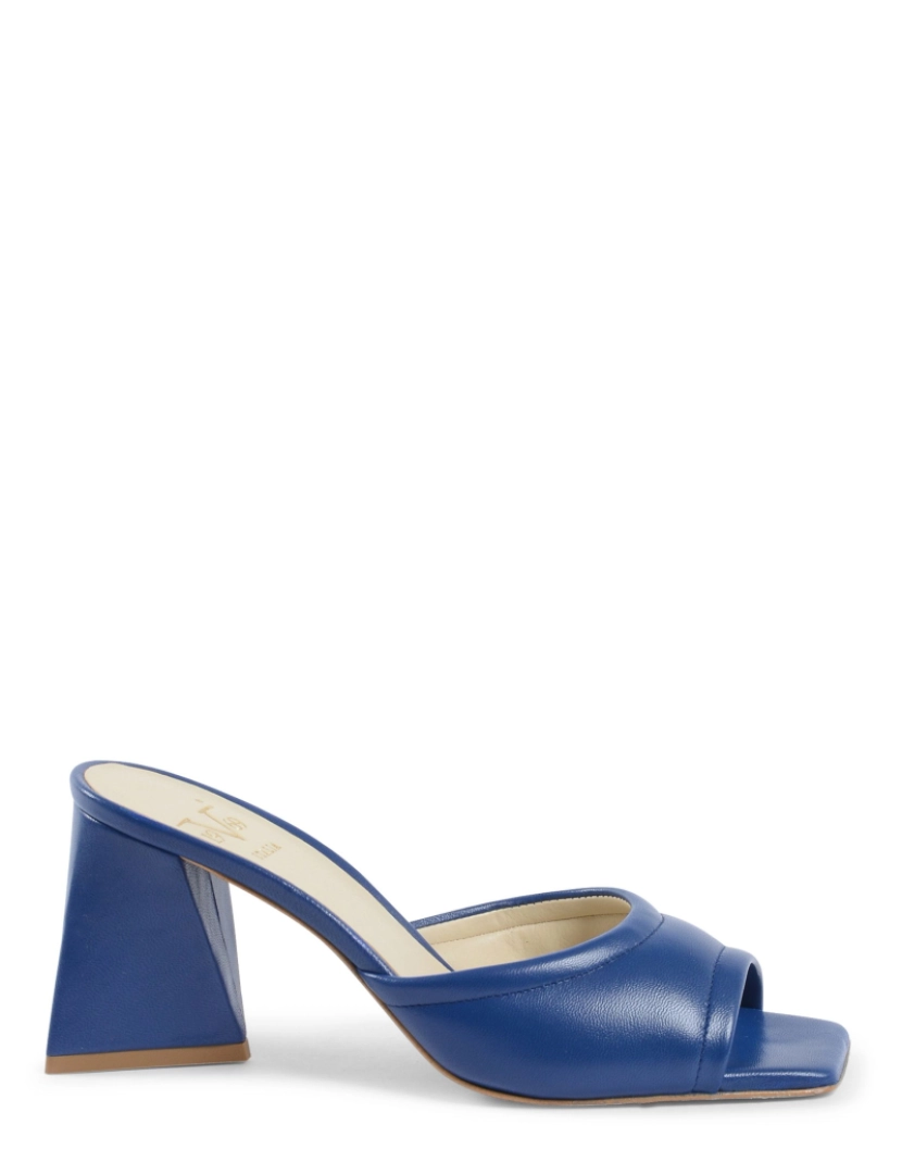 19V69 Italia By Versace - 19V69 Itália Mulheres Sandal Azul Simona Nappa Blu