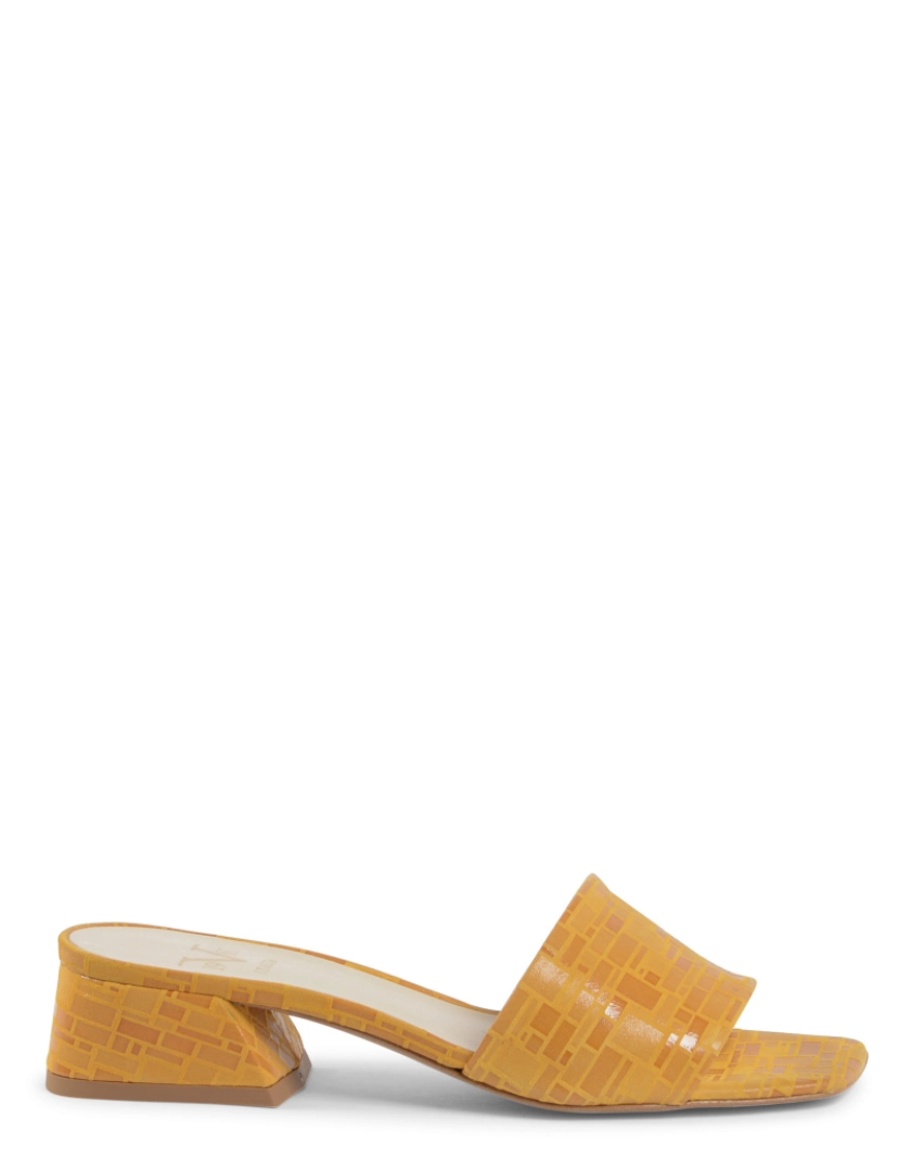 imagem de 19V69 Italia Womens Sandal amarelo Neper Stamp. Mat. Senape1