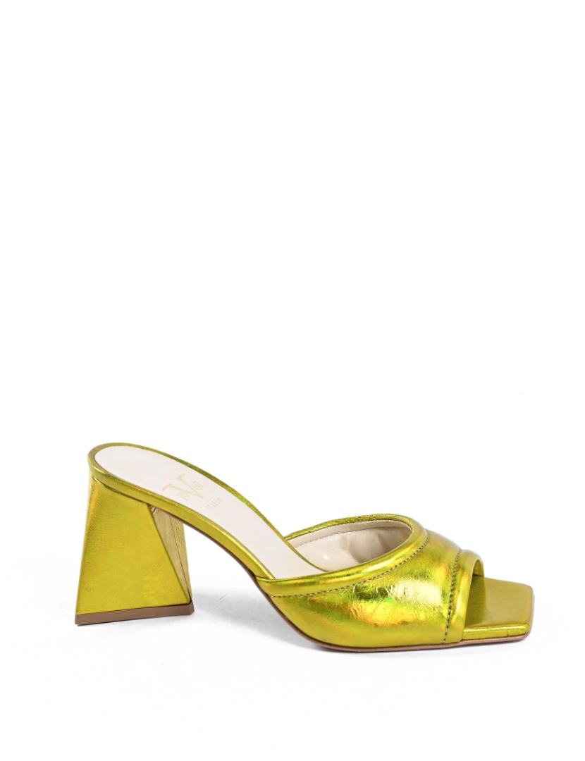 imagem de 19V69 Itália Mulheres Sandal Amarelo Simona Kid Bott. Giallo1