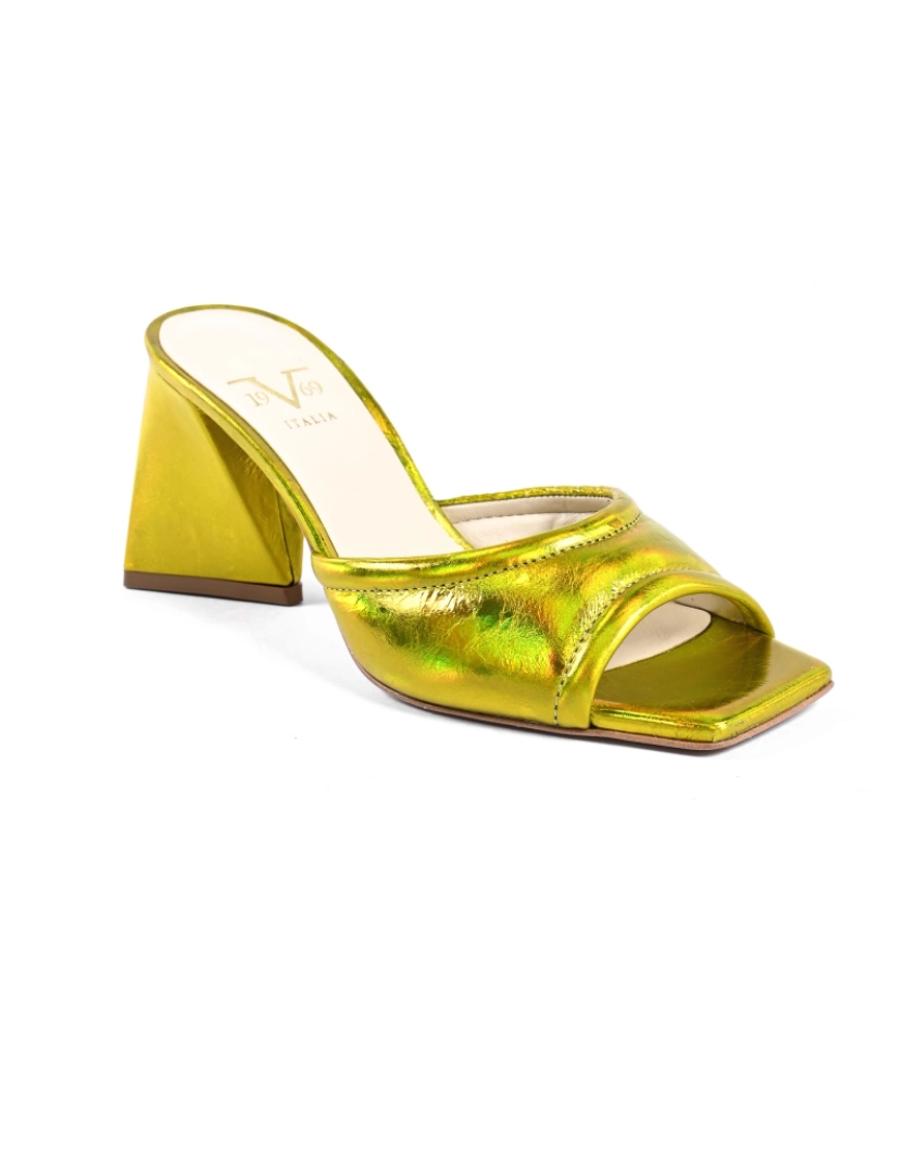 imagem de 19V69 Itália Mulheres Sandal Amarelo Simona Kid Bott. Giallo2