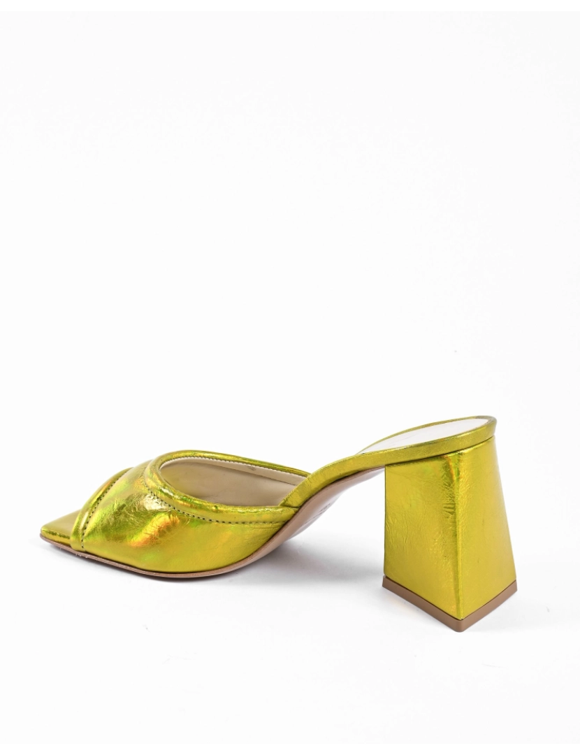 imagem de 19V69 Itália Mulheres Sandal Amarelo Simona Kid Bott. Giallo3