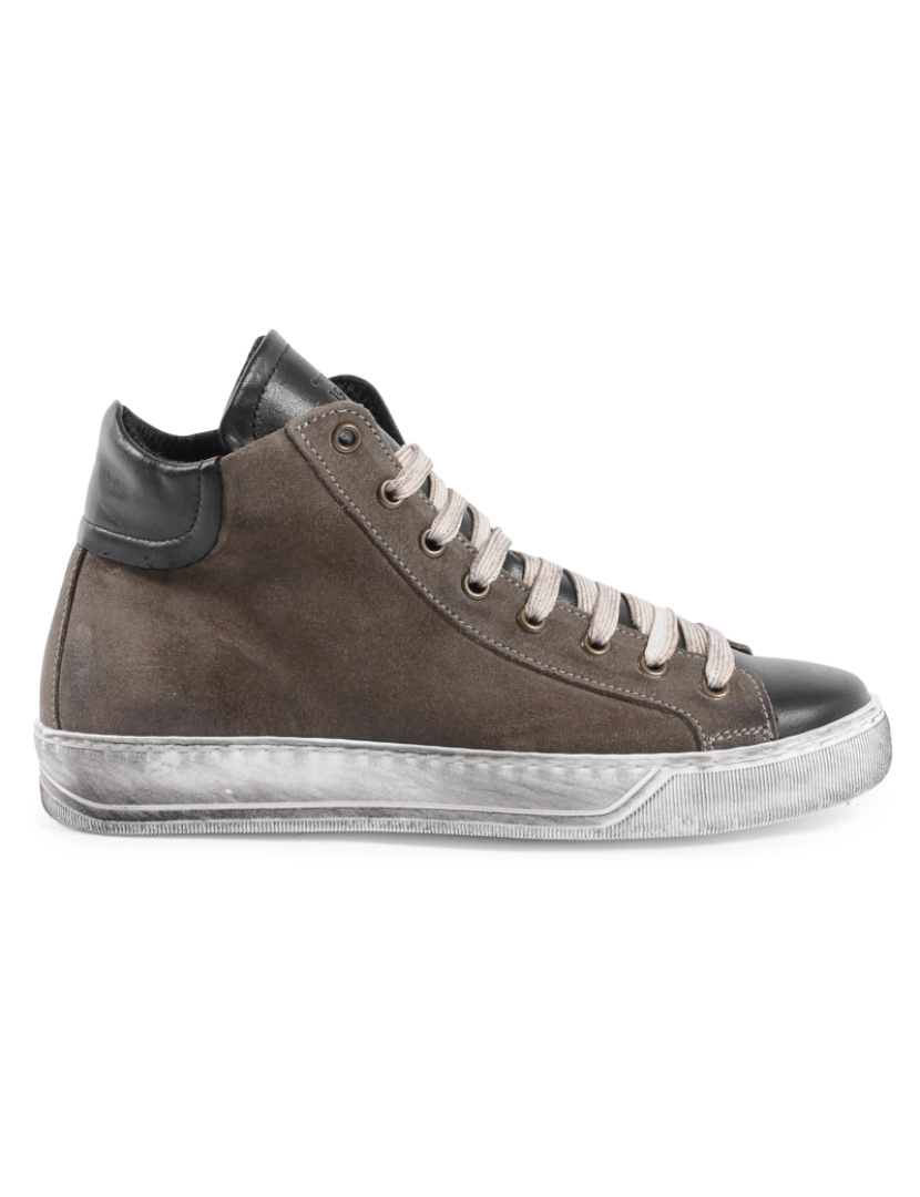 19V69 Italia Mulheres Sneaker Taupe Preto 717 Cam Taupe Pelle Nero - 19V69  Italia By Versace | ClubeFashion