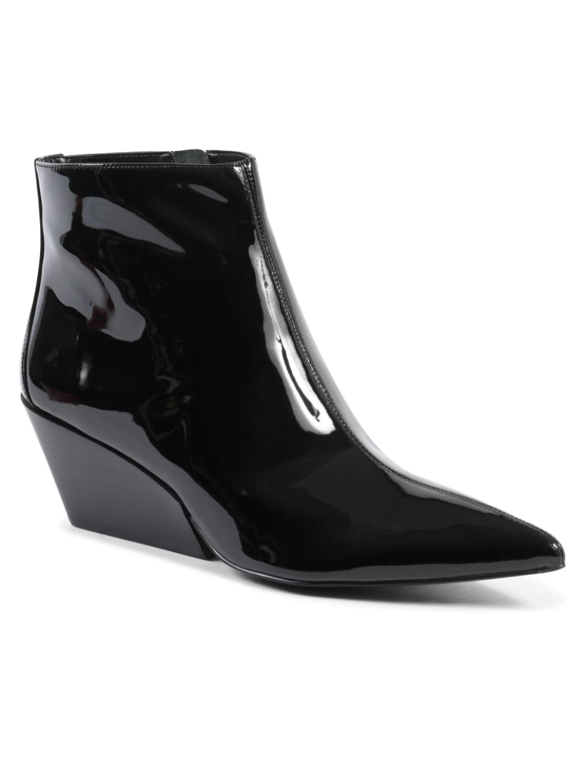 imagem de Calvin Klein Womens Ankle Boot Black Hw0Hw01395Bax2