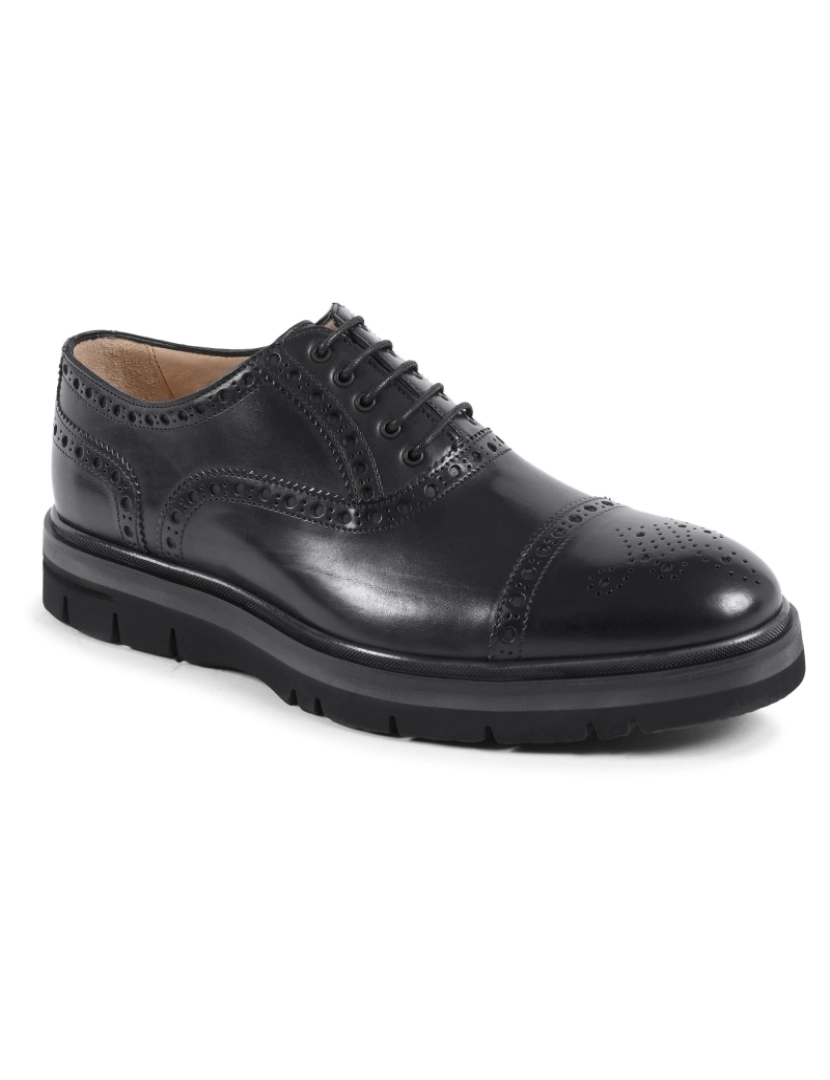 imagem de Dee Ocleppo Mens Brogue Shoes Eb130 Vitello Nero2