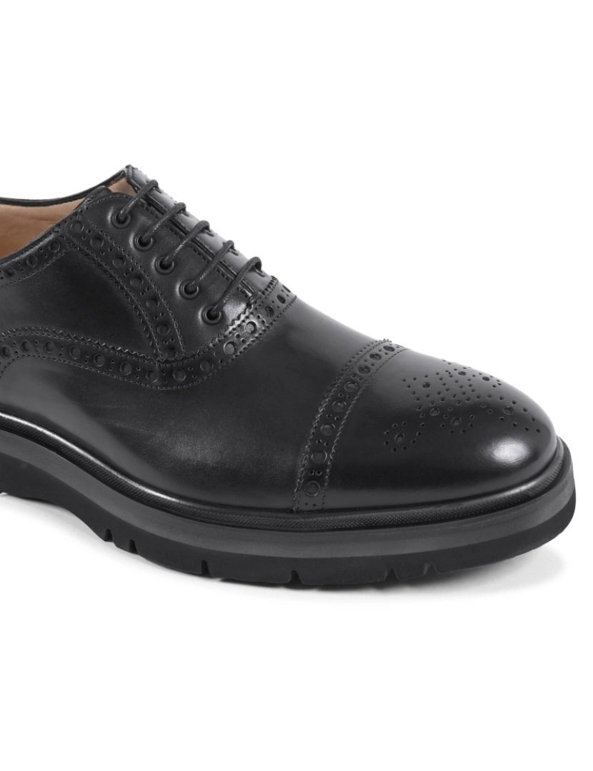 imagem de Dee Ocleppo Mens Brogue Shoes Eb130 Vitello Nero4