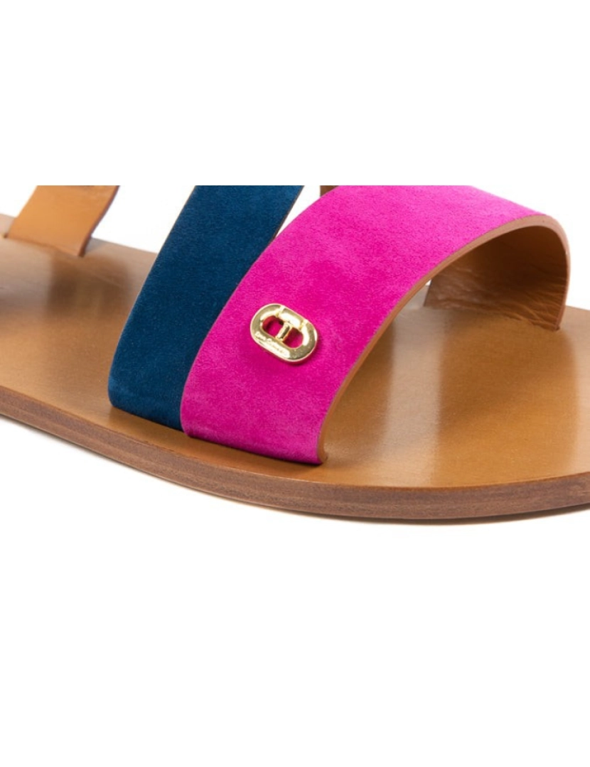 imagem de Faça qualquer coisa Sandal Fuxia & Blue4