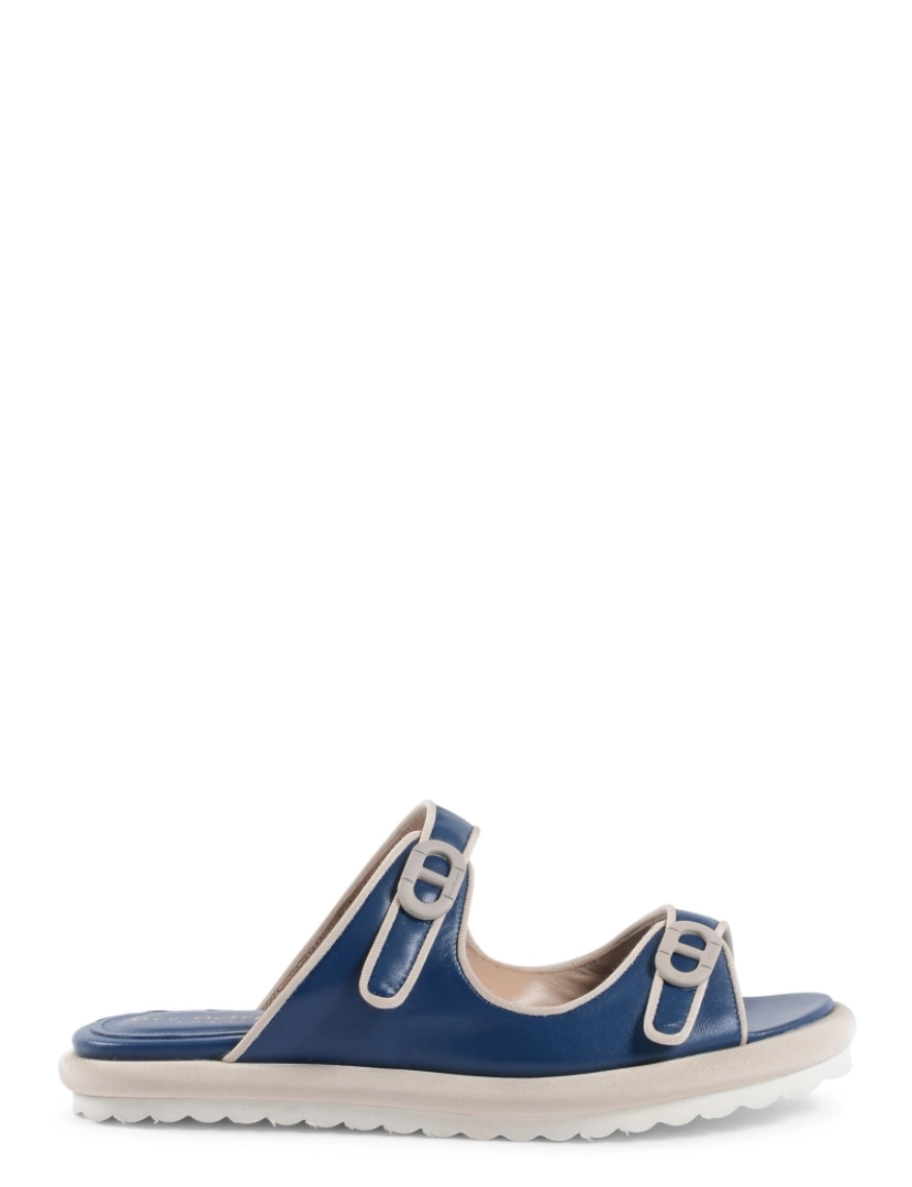Dee Ocleppo - Kandy Flat Sandal - Azul