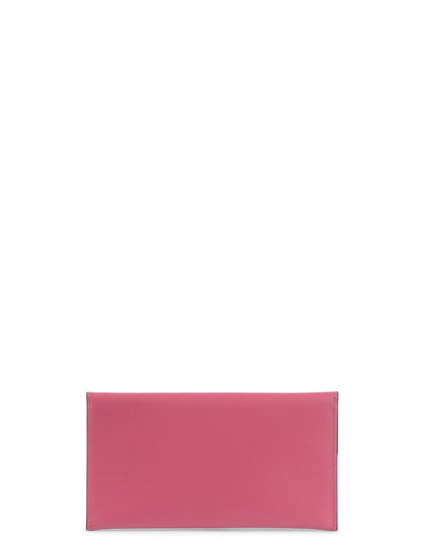 imagem de Envelope de couro embreagem Fuxia3
