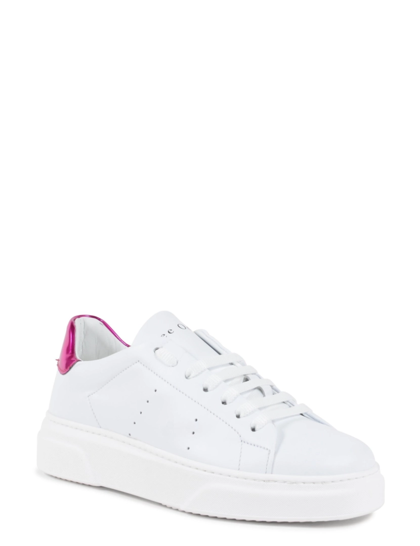 imagem de Rodada Sneaker Branco/Fuxia2