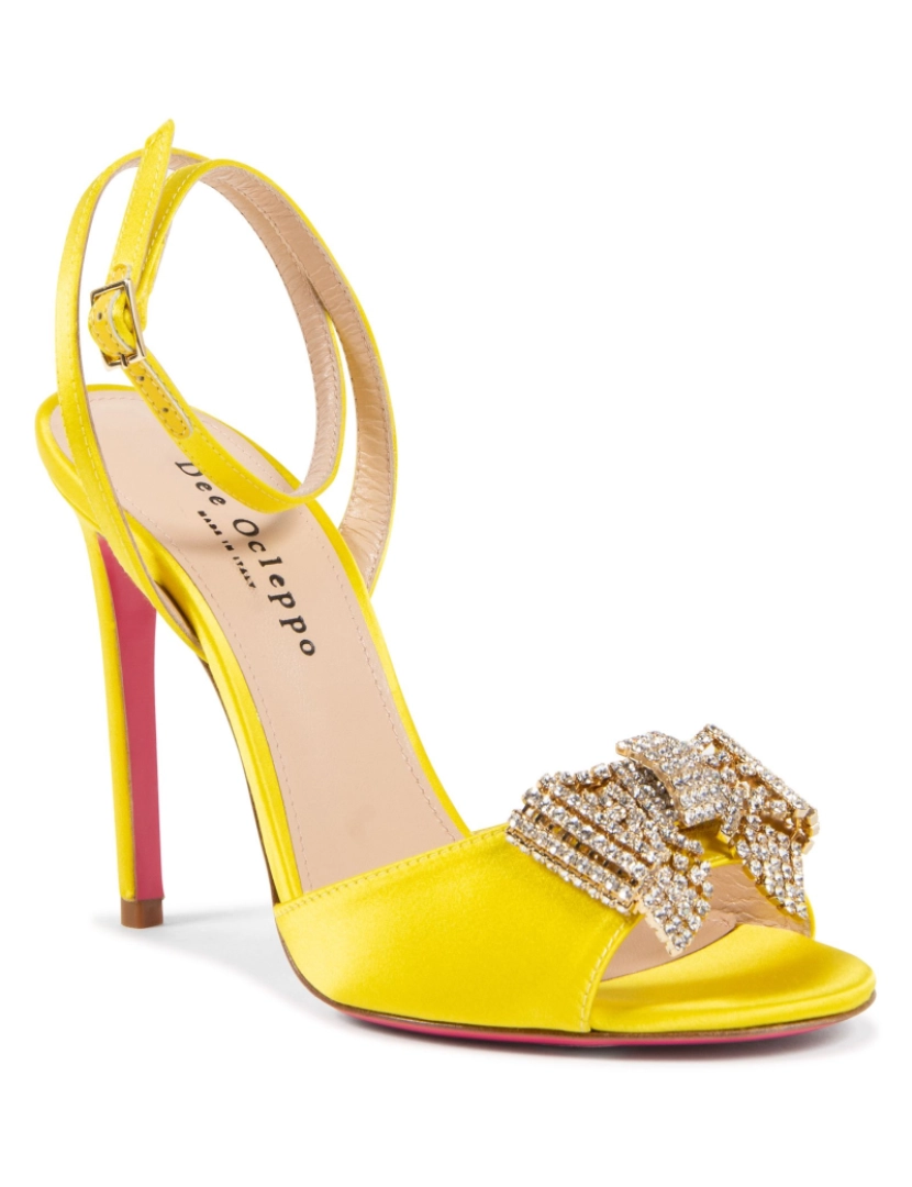 imagem de Satin Bow Sandal - Amarelo2