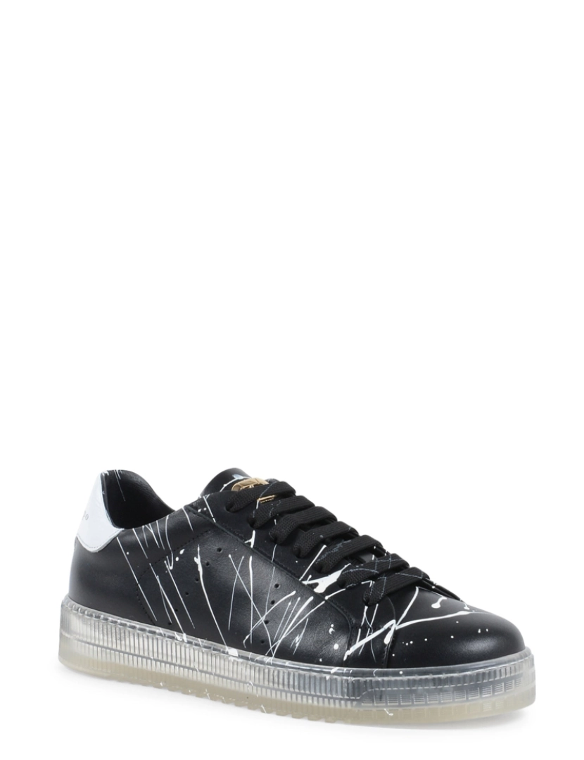 imagem de Splatter Sneaker - Preto Branco2