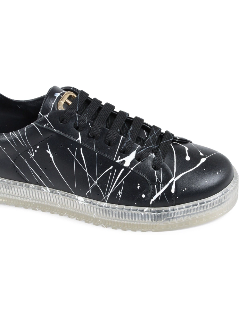 imagem de Splatter Sneaker - Preto Branco3