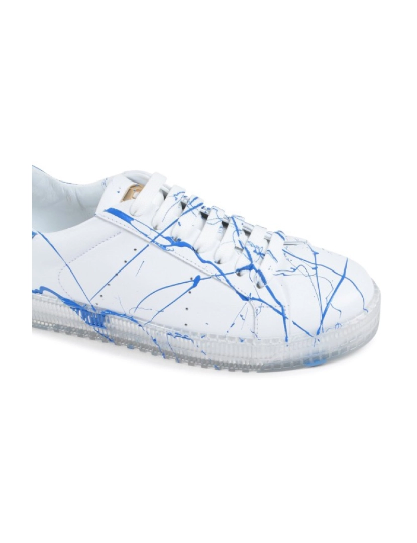 imagem de Splatter Sneaker - Branco luz azul4