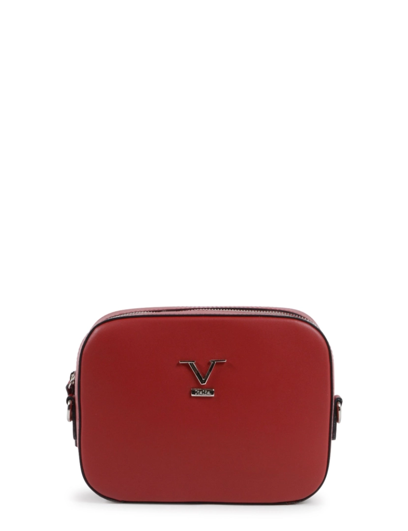 V Italia By Versace - V Italia Womens Camera Bag Vermelho V0322 Ruga Rosso