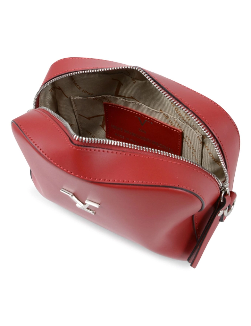 imagem de V Italia Womens Camera Bag Vermelho V0322 Ruga Rosso4