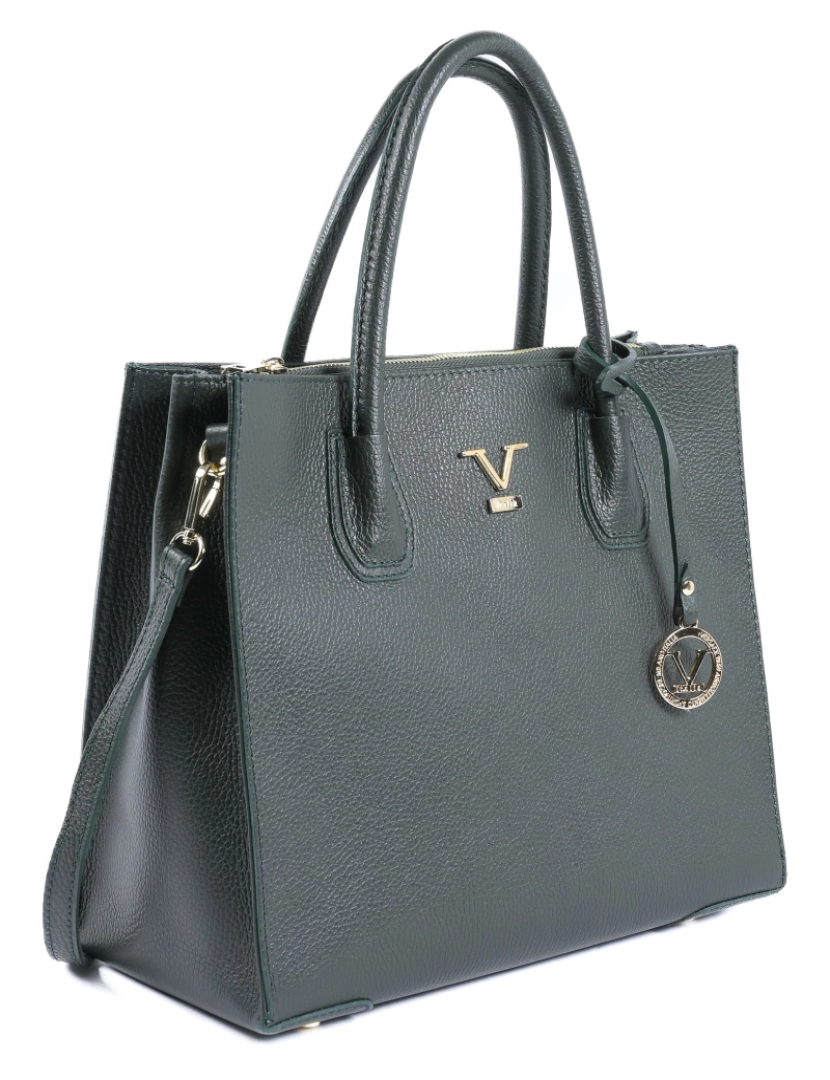 imagem de V Italia Womens Handbag Be10275 52 Dollaro Verde Scuro2