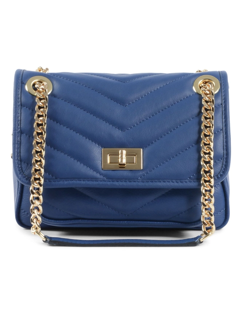 V Italia By Versace - V Italia Mulheres Bolsa Azul 10507 Azul de Sauvage