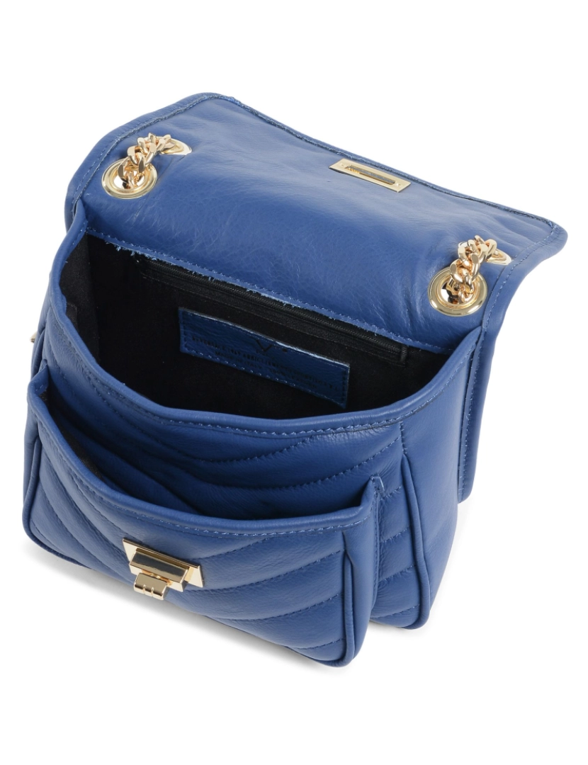 imagem de V Italia Mulheres Bolsa Azul 10507 Azul de Sauvage4