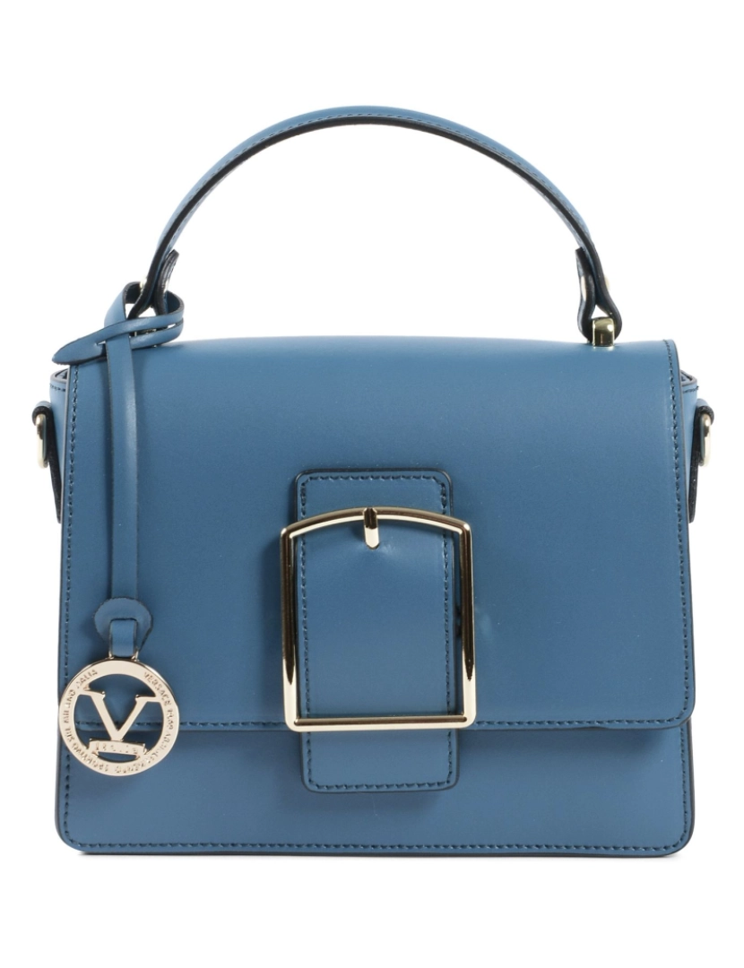 V Italia By Versace - V Italia Womens Handbag Azul V505 52 Ruga Ottanio