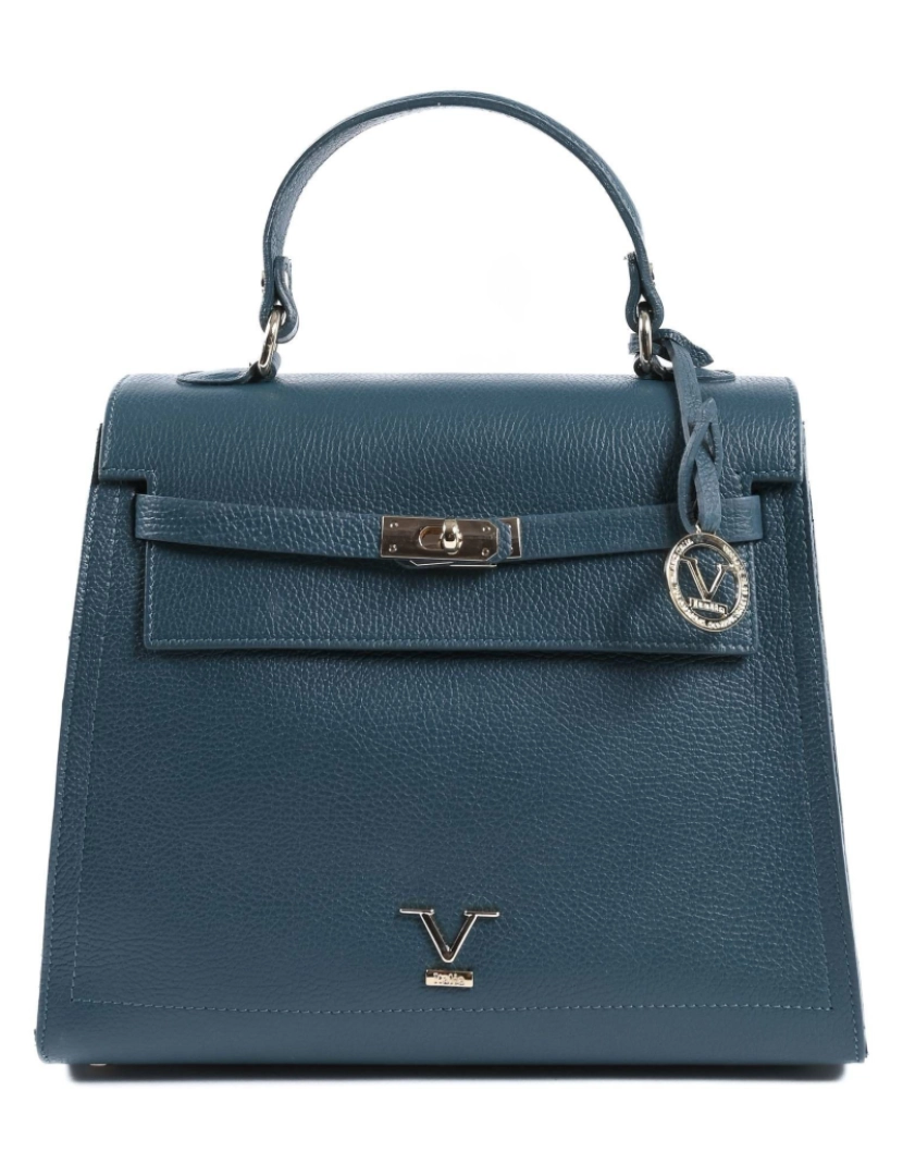 V Italia By Versace - V Italia Womens Handbag Petrol Bg12010 Dollaro Ottano