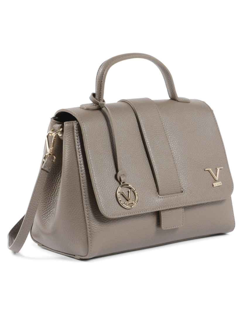 imagem de V Italia Womens Handbag Taupe Bc10280 52 Dollaro Taupe4