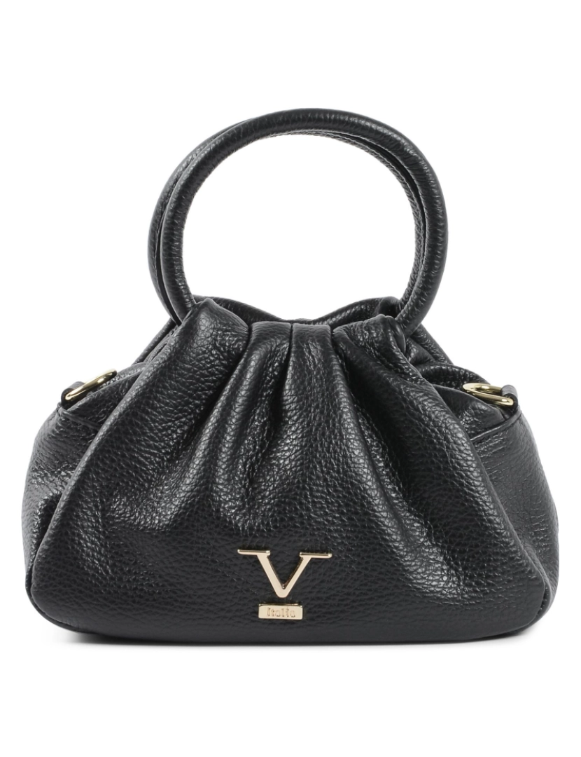 V Italia By Versace - V Italia Womens Mini saco preto 10311 Dollaro Nero
