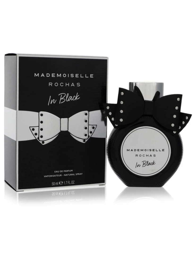 imagem de Mademoiselle Rochas em preto por Rochas Eau De Parfum Spray 1.7 Oz (Mulheres)1