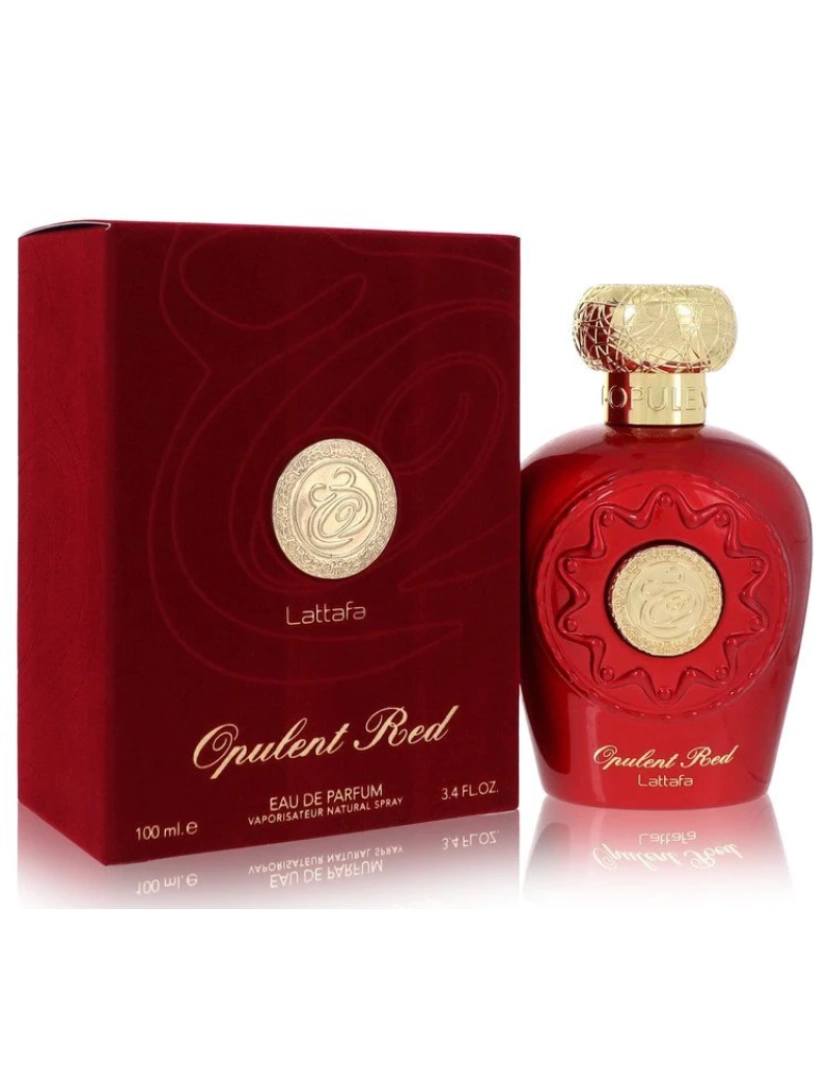 Lattafa - Lattafa Opulent Red Por Lattafa Eau De Parfum Spray 3.4 Oz (Mulheres)
