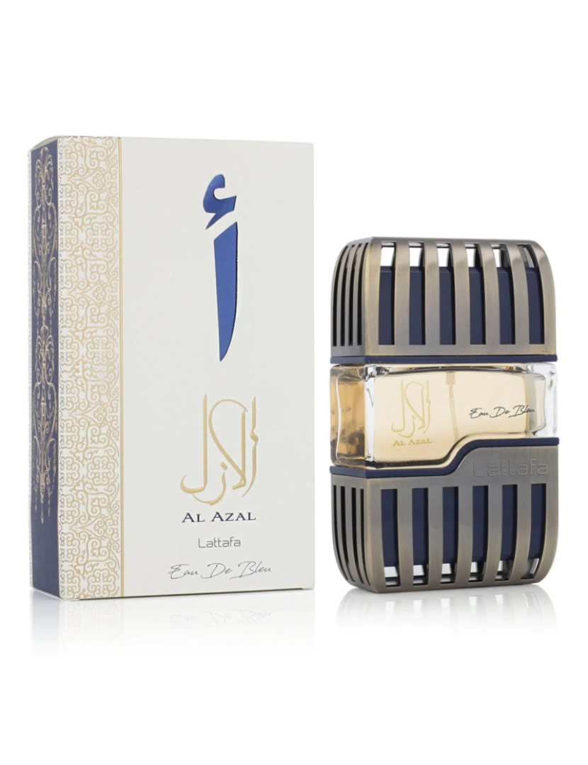 Lattafa - Perfume masculino Lattafa Edp Al Azal Eau De Bleu