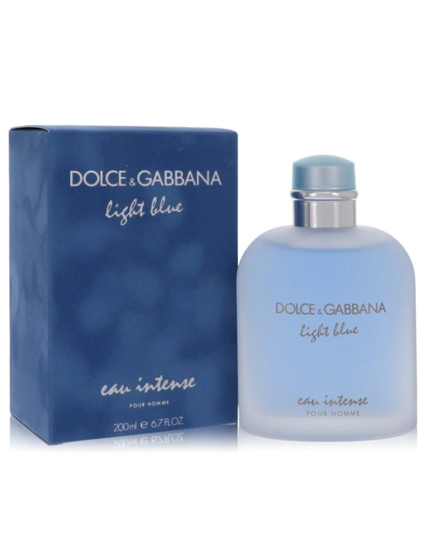 Dolce & Gabbana - Luz azul Eau Intense Por Dolce & Gabbana Eau De Parfum Spray 6.7 Oz (Men)