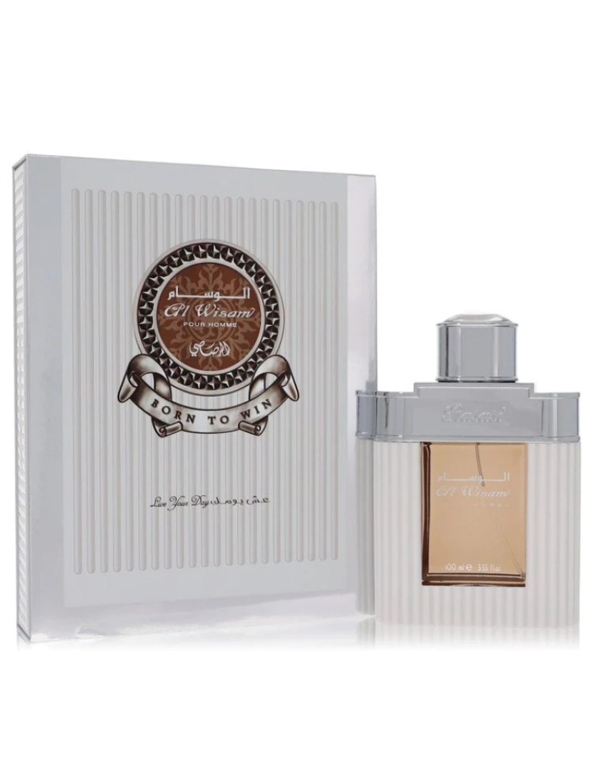 Rasasi - Al Wisam Day Nascido para ganhar por Rasasi Eau De Parfum Spray 3.33 Oz (Men)