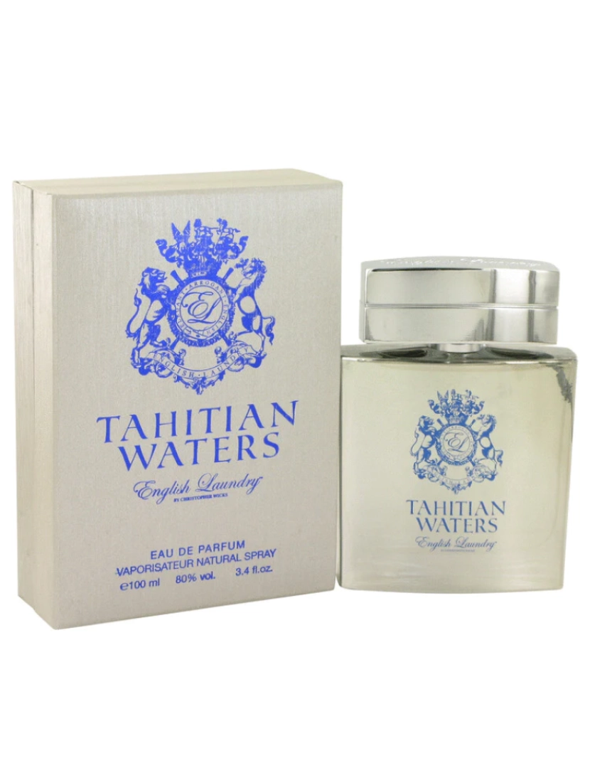 imagem de Tahitian Waters Por Inglês Lavandaria Eau De Parfum Spray 3.4 Oz (Men)1