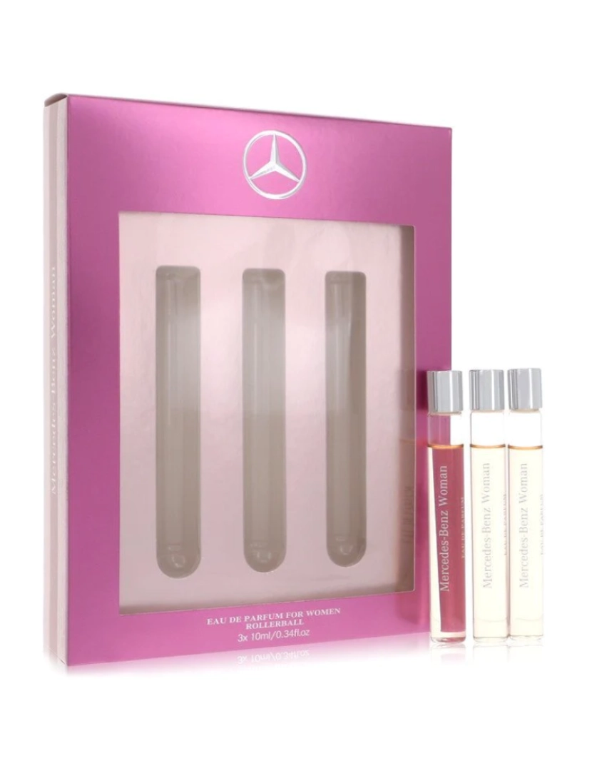 Mercedes Benz - Mercedes Benz por Mercedes Benz Gift Set -- 3 X .34 Oz Eau De Parfum Rollerballs (Mulheres)