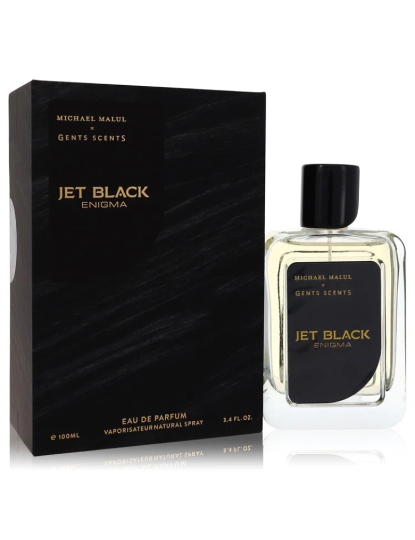 Michael Malul - Jet Black Enigma Por Michael Malul Eau De Parfum Spray 3.4 Oz (Men)