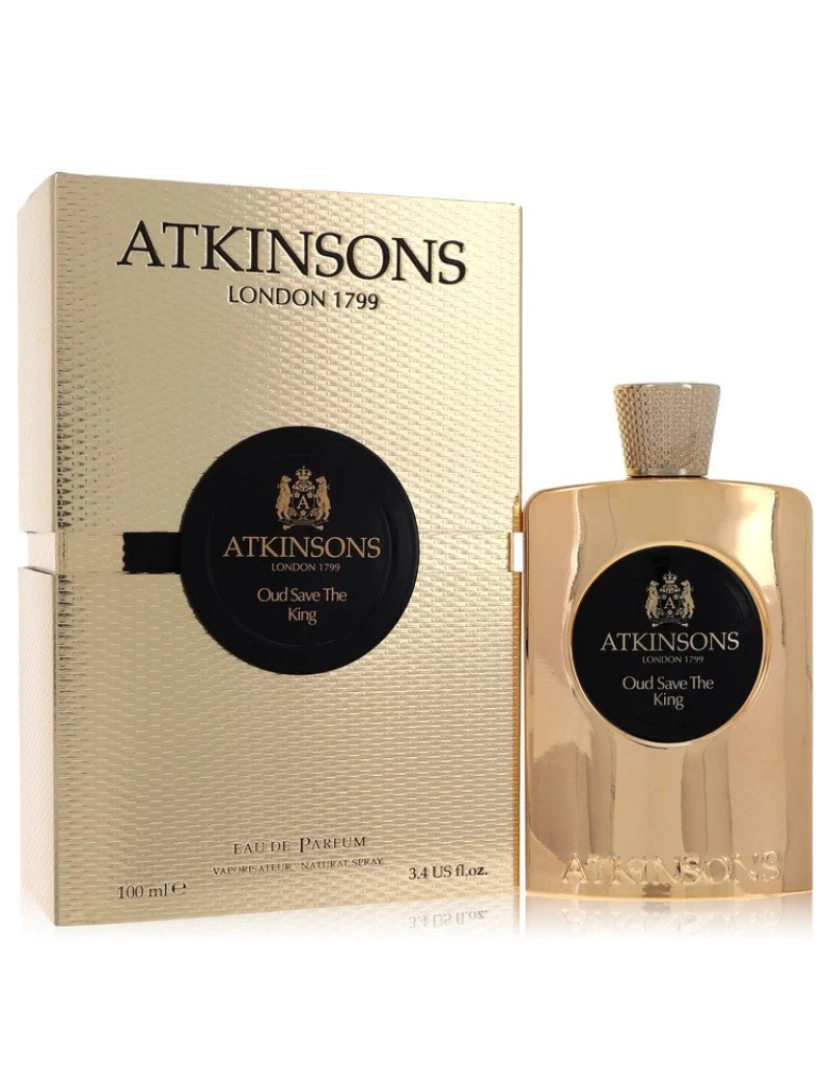 Atkinsons - Oud Salvar o rei por Atkinsons Eau De Parfum Spray 3.3 Oz (Men)