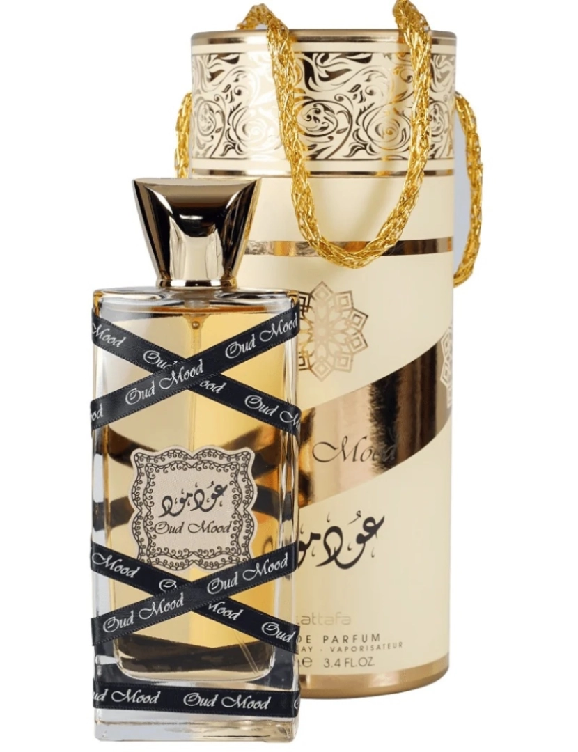 imagem de Lattafa Oud Mood Por Lattafa Eau De Parfum Spray (Unisex) 3.4 Oz (Mulheres)2