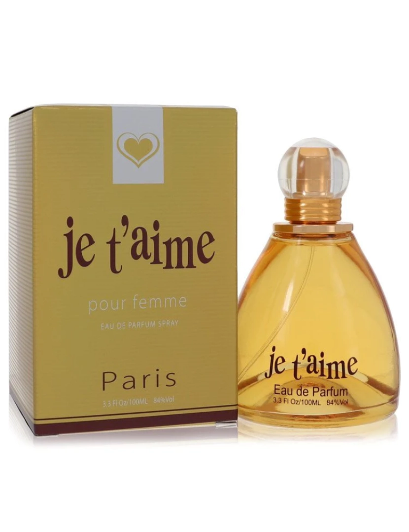 Yzy Perfume - Je T'aime Por Yzy Perfume Eau De Parfum Spray 3.3 Oz (Mulheres)