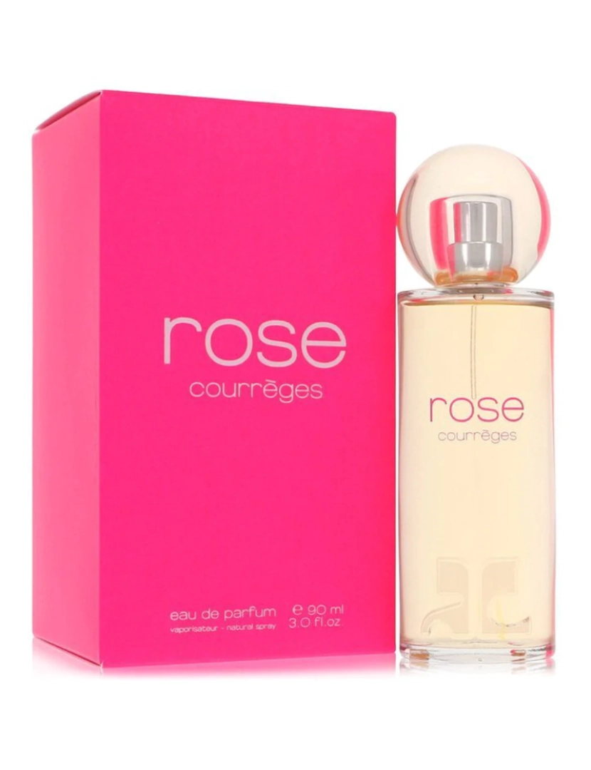 Courreges - Rose De Courreges Por Courreges Eau De Parfum Spray (Nova Embalagem) 3 Oz (Mulheres)