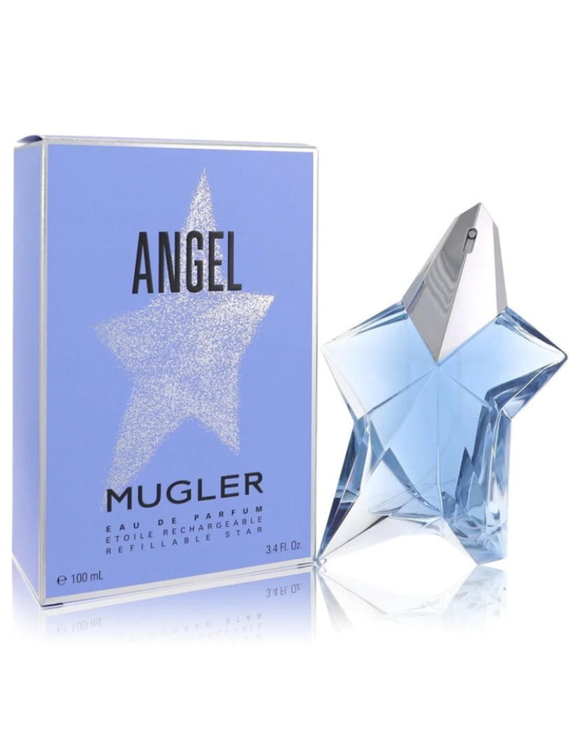Thierry Mugler - Angel By Thierry Mugler Standing Star Eau De Parfum Spray Recarregável 3.4 Oz (Mulheres)