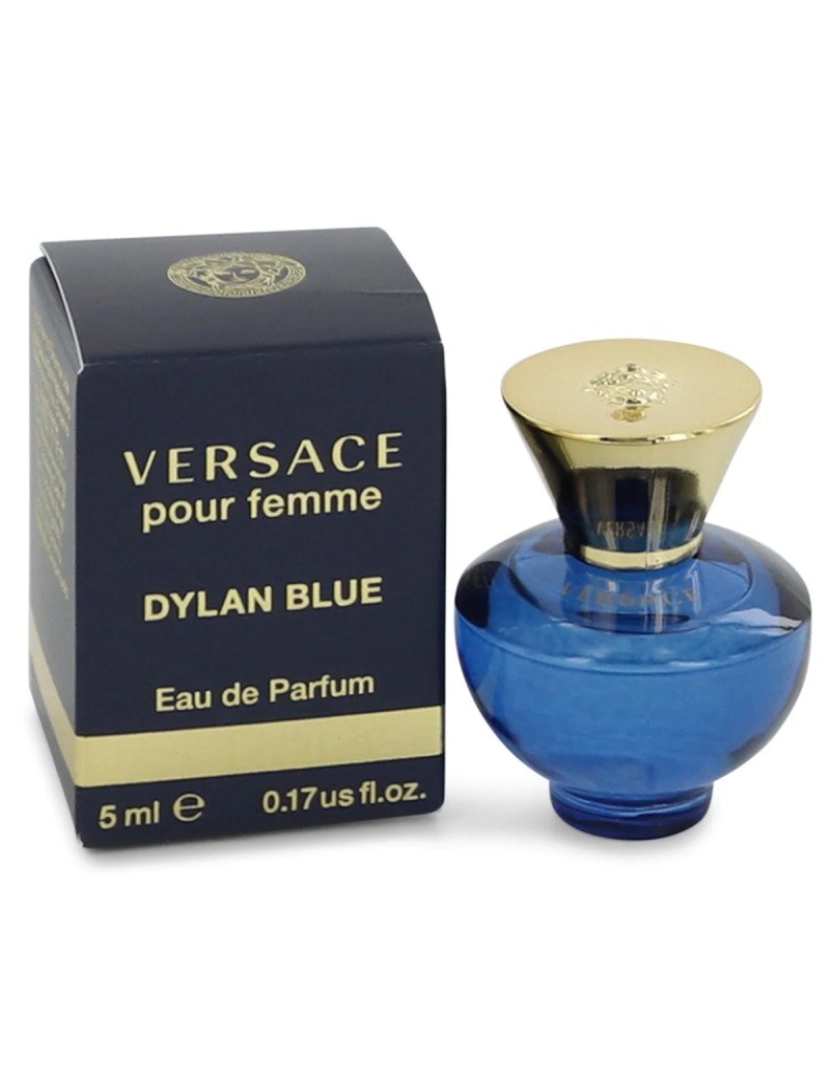 Versace - Versace Pour Femme Dylan Blue Por Versace Mini Edp .17 Oz (Mulheres)