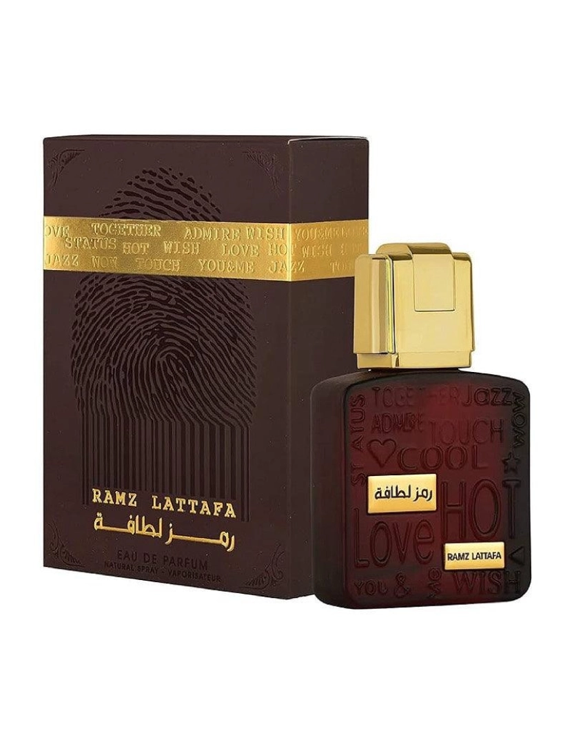 imagem de Unisex Perfume Lattafa Edp Ramz Lattafa Ouro2