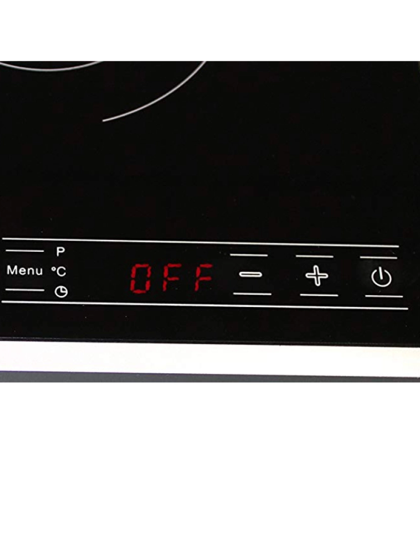imagem de Placa de indução Portátil Dupla, Controlo táctil e visor LED, 10 Níveis de Temperatura, Programável MPM MKE-11, Preto2