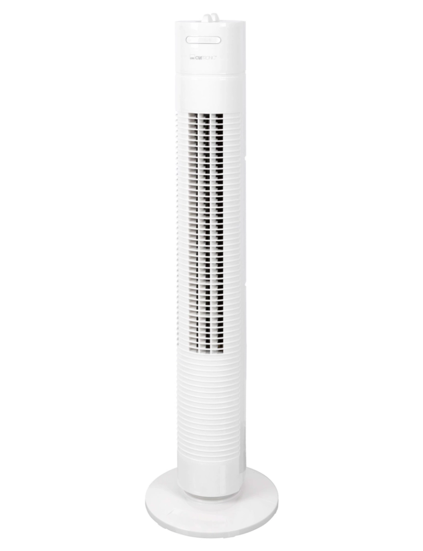 Clatronic - Ventilador Torre, Silencioso, Temporizador, Oscilante, 3 Velocidades, 78cm Clatronic TVL 3770W, Branco