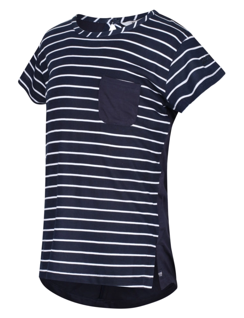 imagem de Regatta Girls Charabee Stripe T-shirt leve3