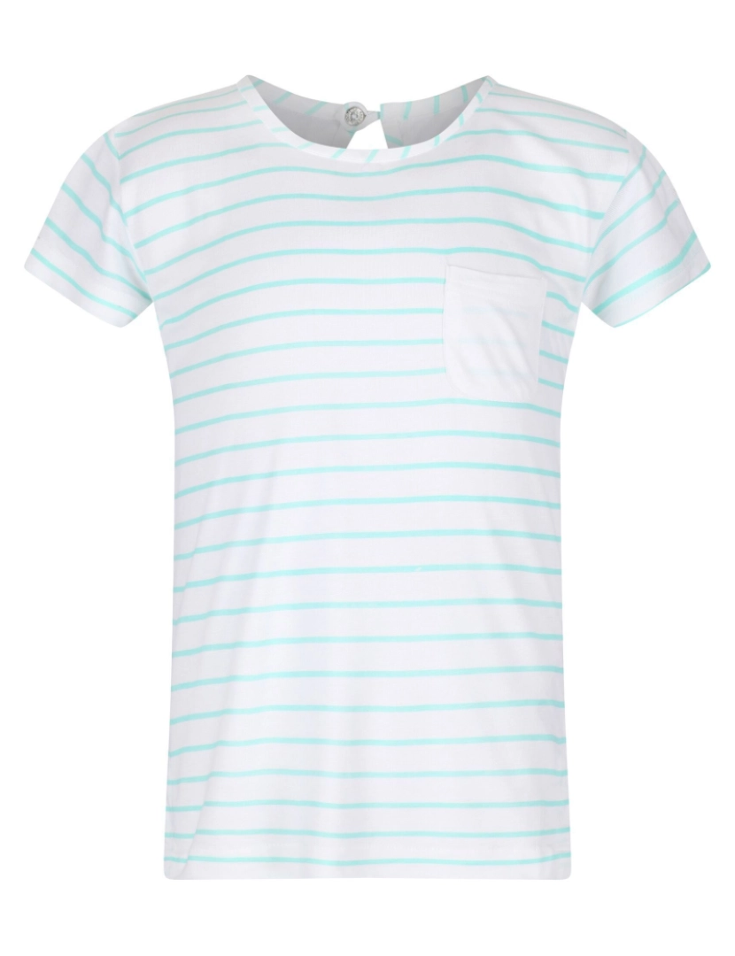 imagem de Regatta Girls Charabee Stripe T-shirt leve1