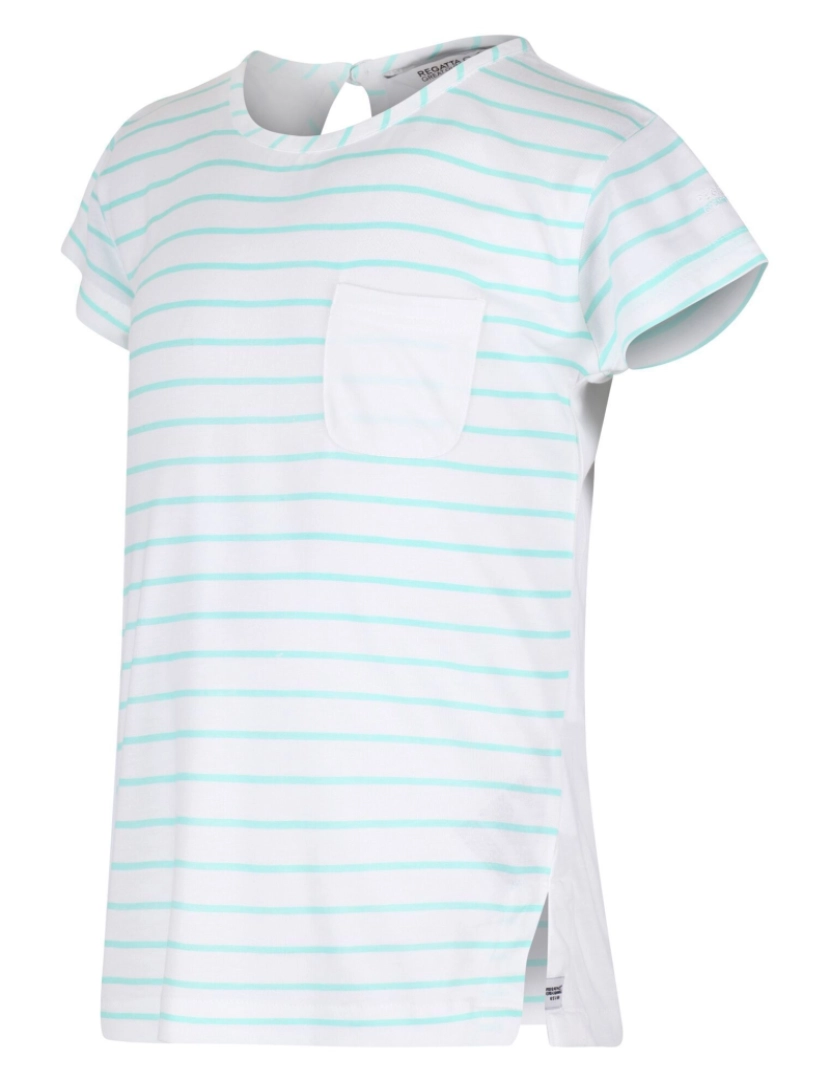 imagem de Regatta Girls Charabee Stripe T-shirt leve3