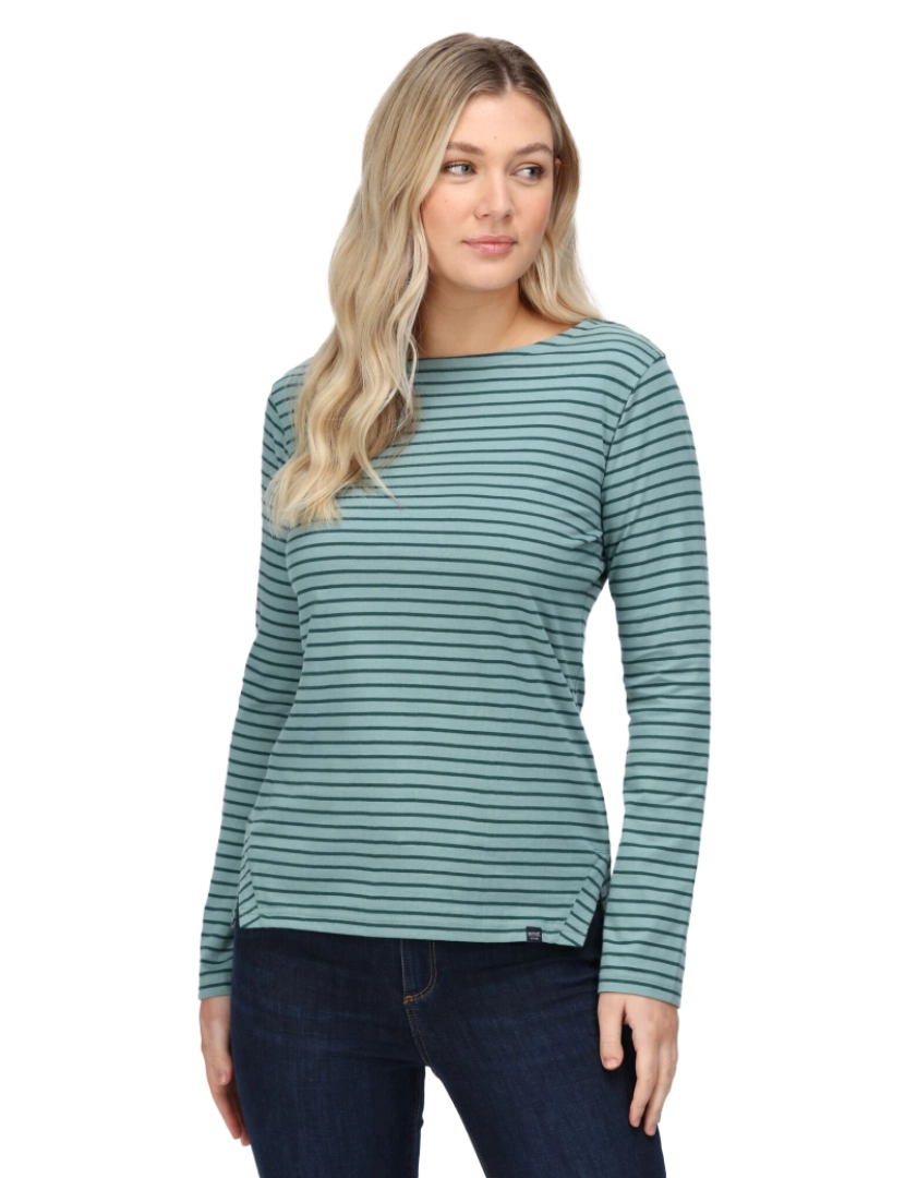 imagem de Regatta Womens/Ladies Fernanda Striped T-shirt5