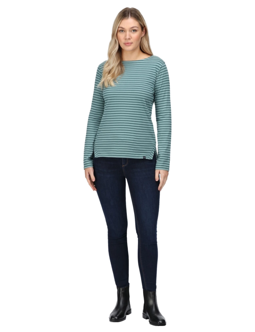 imagem de Regatta Womens/Ladies Fernanda Striped T-shirt6