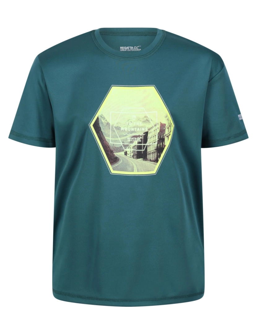 imagem de Regatta Crianças/Kids Alvarado Vi Hexagon T-Shirt1